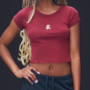 Brandy Melville John Galt Teddy Bear Tee